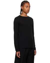 schwarzes Langarmshirt von Dries Van Noten