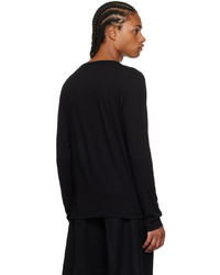 schwarzes Langarmshirt von Dries Van Noten