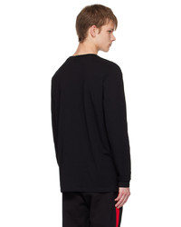 schwarzes Langarmshirt von Hugo