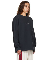 schwarzes Langarmshirt von Acne Studios