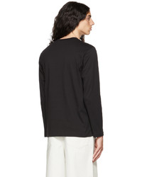 schwarzes Langarmshirt von Comme Des Garcons SHIRT