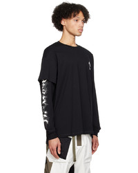 schwarzes Langarmshirt von ACRONYM