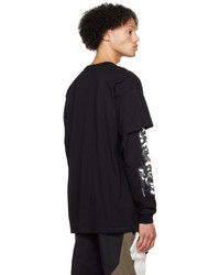 schwarzes Langarmshirt von ACRONYM