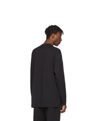 schwarzes Langarmshirt von Y-3