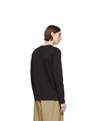 schwarzes Langarmshirt von Comme Des Garcons SHIRT