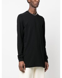 schwarzes Langarmshirt von Rick Owens