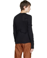 schwarzes Langarmshirt von Mainline:RUS/Fr.CA/DE