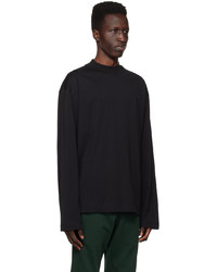 schwarzes Langarmshirt von Dries Van Noten