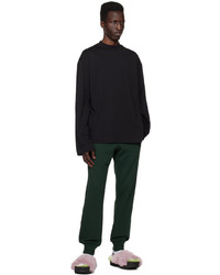 schwarzes Langarmshirt von Dries Van Noten