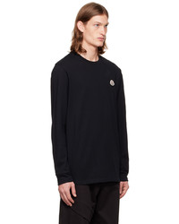 schwarzes Langarmshirt von Moncler