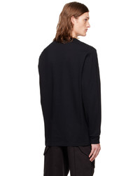 schwarzes Langarmshirt von Moncler