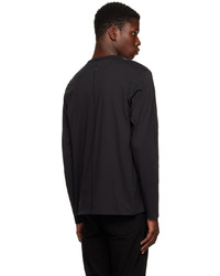 schwarzes Langarmshirt von rag & bone