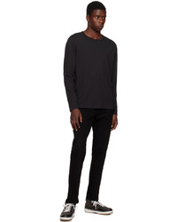 schwarzes Langarmshirt von rag & bone