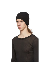 schwarzes Langarmshirt von Rick Owens