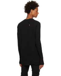 schwarzes Langarmshirt von Boris Bidjan Saberi