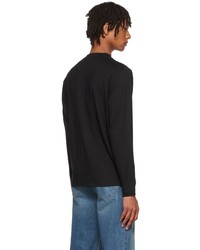 schwarzes Langarmshirt von Theory