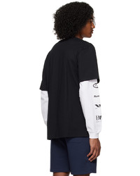 schwarzes Langarmshirt von BAPE