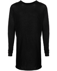 schwarzes Langarmshirt von Boris Bidjan Saberi