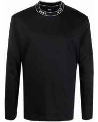 schwarzes Langarmshirt von BOSS