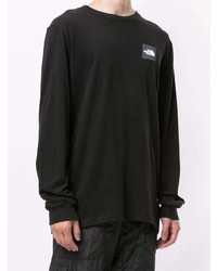 schwarzes Langarmshirt von The North Face