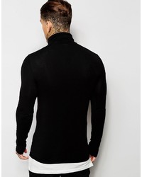 schwarzes Langarmshirt von Asos