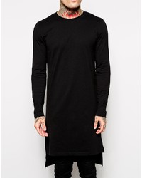 schwarzes Langarmshirt von Asos