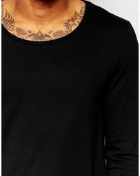 schwarzes Langarmshirt von Asos