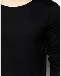 schwarzes Langarmshirt von Asos