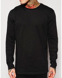 schwarzes Langarmshirt von Asos