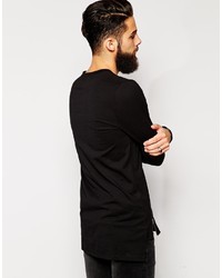 schwarzes Langarmshirt von Asos