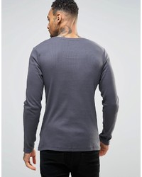 schwarzes Langarmshirt von Asos