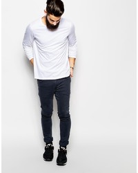 schwarzes Langarmshirt von Asos