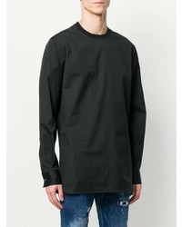 schwarzes Langarmshirt von DSQUARED2