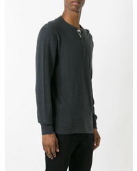 schwarzes Langarmshirt von rag & bone