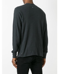 schwarzes Langarmshirt von rag & bone