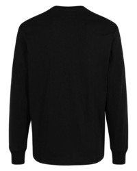 schwarzes Langarmshirt von Supreme