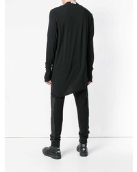 schwarzes Langarmshirt von Lost & Found Rooms