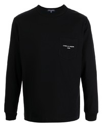 schwarzes Langarmshirt von Comme des Garcons Homme