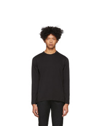 schwarzes Langarmshirt von Comme Des Garcons SHIRT