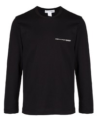 schwarzes Langarmshirt von Comme Des Garcons SHIRT