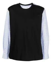 schwarzes Langarmshirt von Comme Des Garcons SHIRT