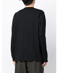 schwarzes Langarmshirt von Comme des Garcons Homme