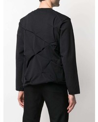 schwarzes Langarmshirt von Comme Des Garcons Homme Plus