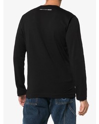 schwarzes Langarmshirt von Comme Des Garcons SHIRT