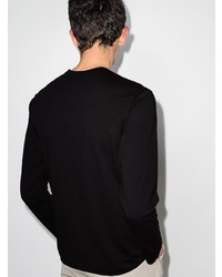 schwarzes Langarmshirt von Comme Des Garcons SHIRT