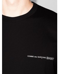 schwarzes Langarmshirt von Comme Des Garcons SHIRT