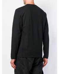 schwarzes Langarmshirt von Stone Island