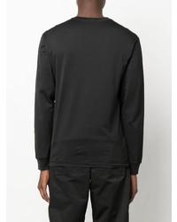 schwarzes Langarmshirt von Stone Island