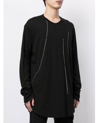 schwarzes Langarmshirt von Julius