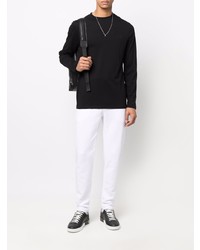 schwarzes Langarmshirt von Karl Lagerfeld